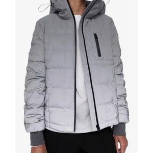 NWT ZARA GRAY AND BLACK WINTER COAT